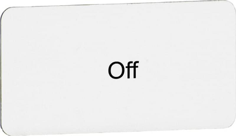 ABB MA6-1039 Beschriftungsschild, für Schalter mit 1 Schaltstellung