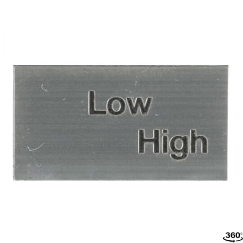 ABB MA6-1075 Beschriftungsschild, für Schalter mit 2 Schaltstellungen