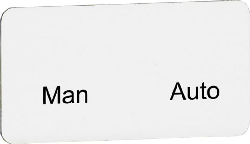 ABB MA6-1085 Texteinlage "Man" / "Auto", für Schalter mit 3 Schaltstellungen
