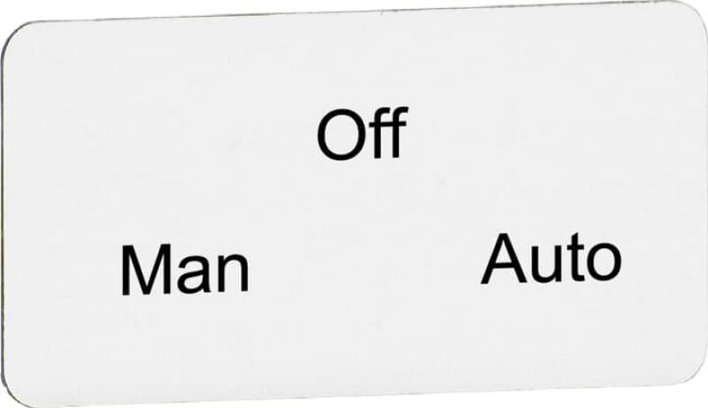 ABB MA6-1086 Texteinlage "Man"/"Off"/"Auto", für Schalter mit 3 Schaltstellungen