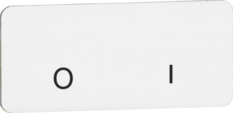 ABB MA6-1087 Beschriftungsschild 0 - " " - I, für Schalter mit 3 Positionen