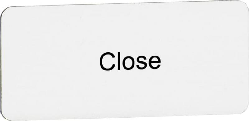 ABB MA6-1132 Texteinlage "Close", für Schalter mit 1 Schaltstellung