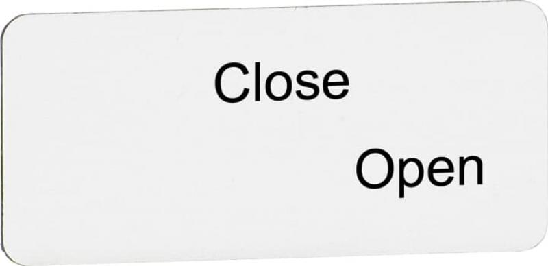 ABB MA6-1177 Texteinlage "Close" / "Open", für Schalter mit 2 Schaltstellungen