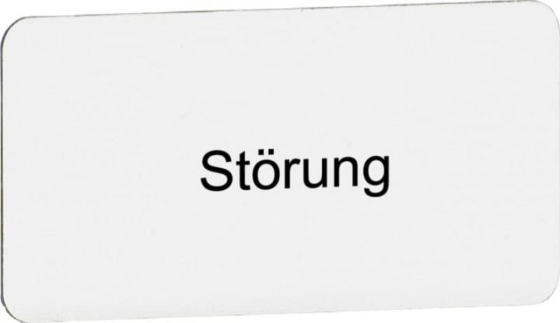 ABB MA8-1112 Beschriftungsschild Störung, Kunststoff alufarben CombiLine Modular und -Compact