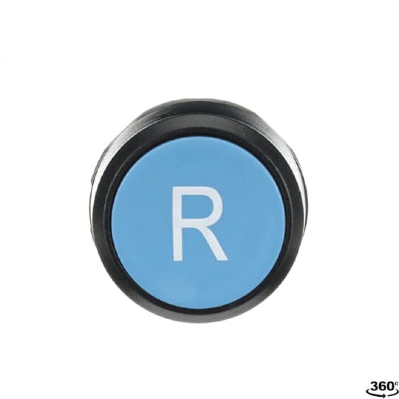 ABB KPR1-101L Rückstelltaster ohne Stössel, blau, flach, Text:R CombiLine-Modular