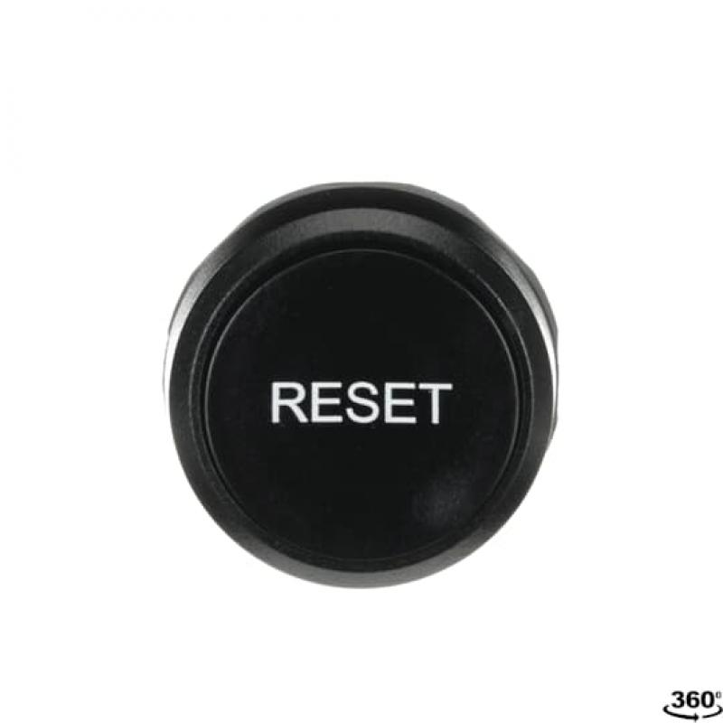 ABB KPR1-104B Rückstelltaster ohne Stössel, schwarz, flach, Text:RESET