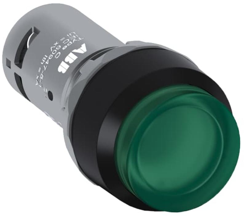 ABB CP3-13G-10 Leuchtdrucktaster grün, 1 Schließer grün hoch tastend LED 230V AC/DC