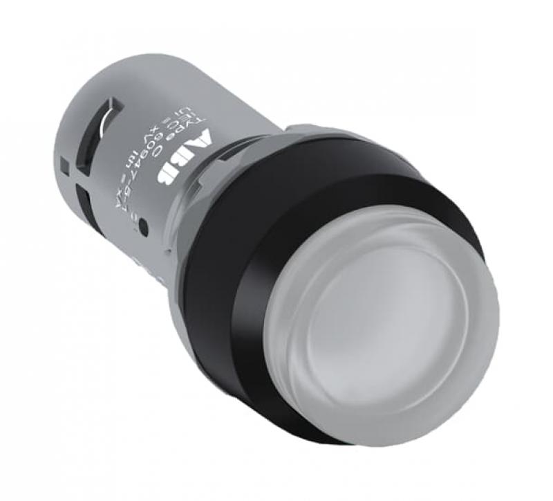 ABB CP3-13C-10 Leuchtdrucktaster transparent, hoch, tastend mit LED 220 VACDC 1S ABB CombiLine Compact