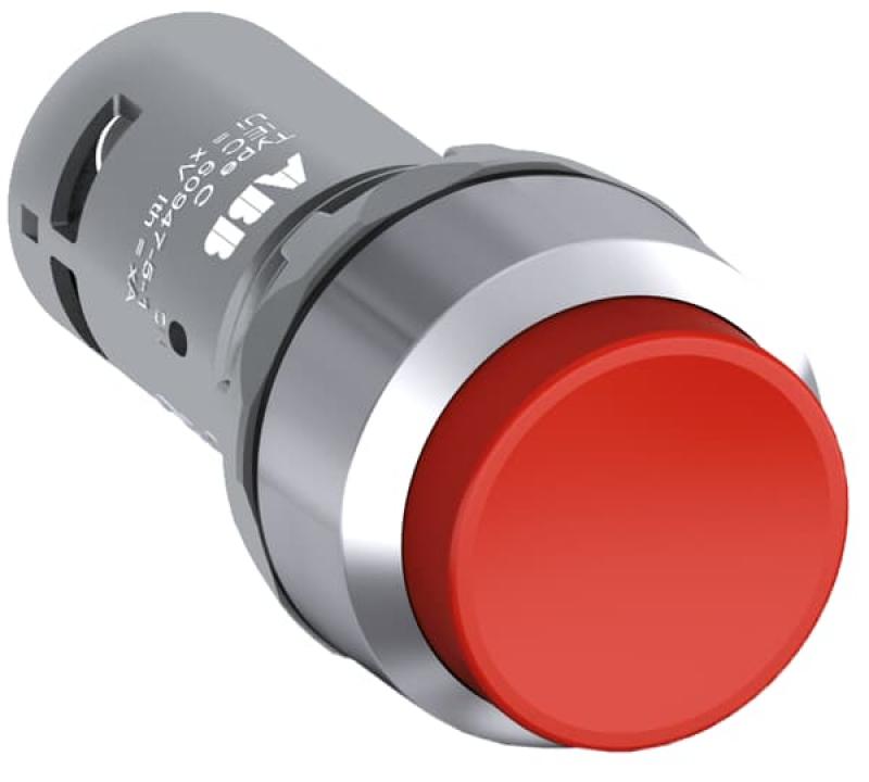 ABB CP3-30R-20 Drucktaster, tastend, hoch, rot, 2 Schließer