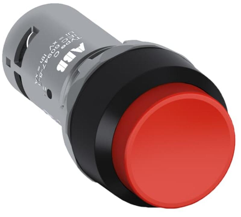 ABB CP4-10R-10 Drucktaster, rastend, hoch, rot, 1 Schließer