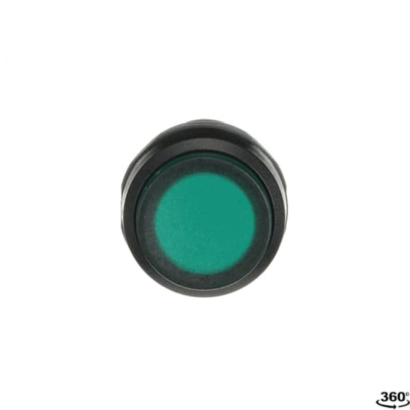 ABB CP4-12G-10 Leuchtdrucktaster grün, 1 Schließer grün hoch rastend LED 110-130V AC/DC