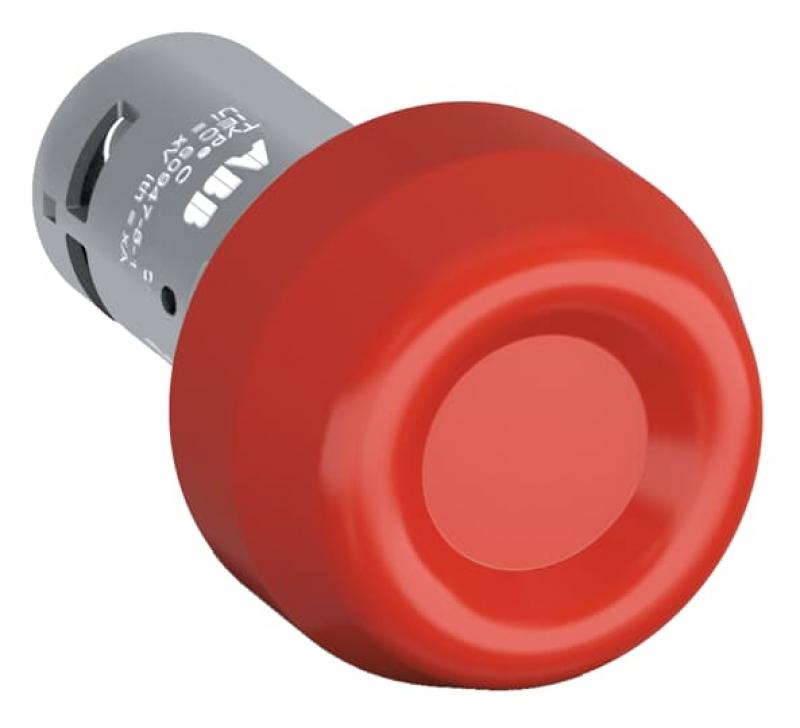 ABB CP6-10R-20 Drucktaster robust rot, 2 Schließer