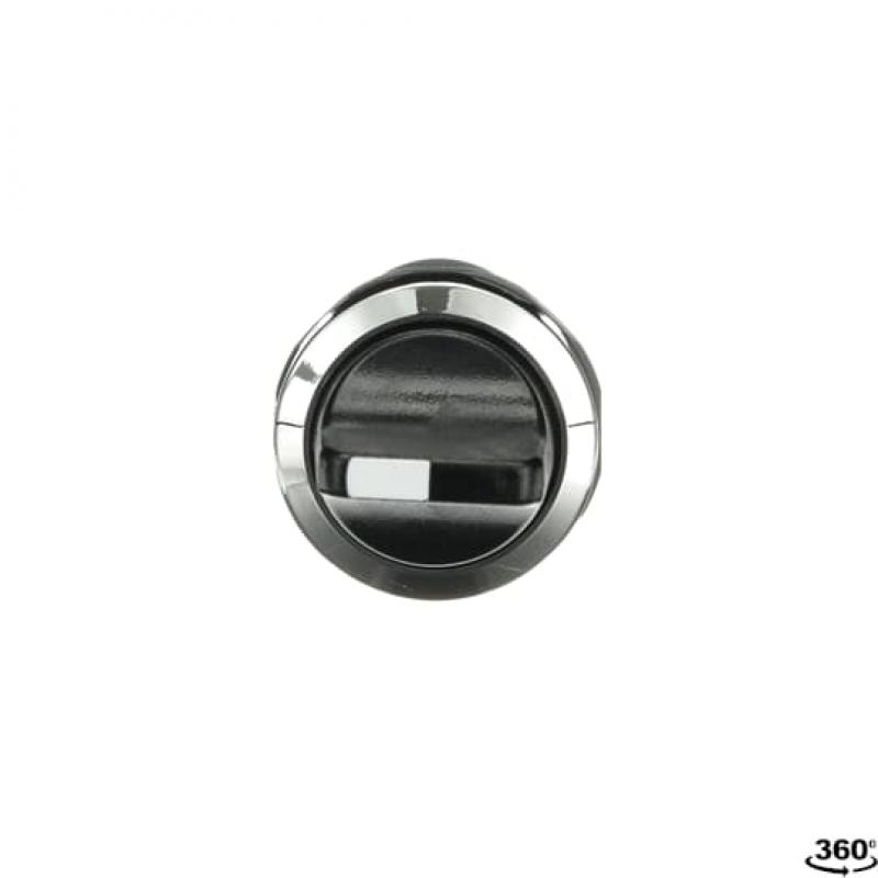 ABB C3SS2-30B-20 Wahlschalter, schwarz, Chrom, 3 Positionen, 2 Schließer