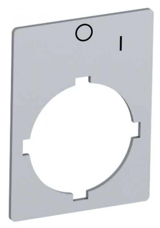 ABB Rectangular legend plate 29,6x39 mm alum SK615550-75 Beschriftungsschild, I O Alu silber-grau für CombiLine-Modular und Compact