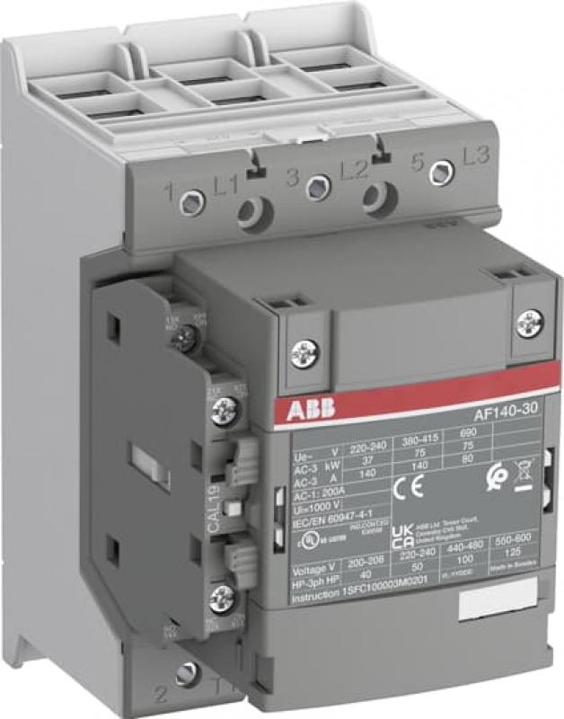 ABB AF140-30-11-42 Schütz, 75 kW, 110-120 V 50/60 Hz, Kabelkäfigklemmen-Anschluss fast operation coil