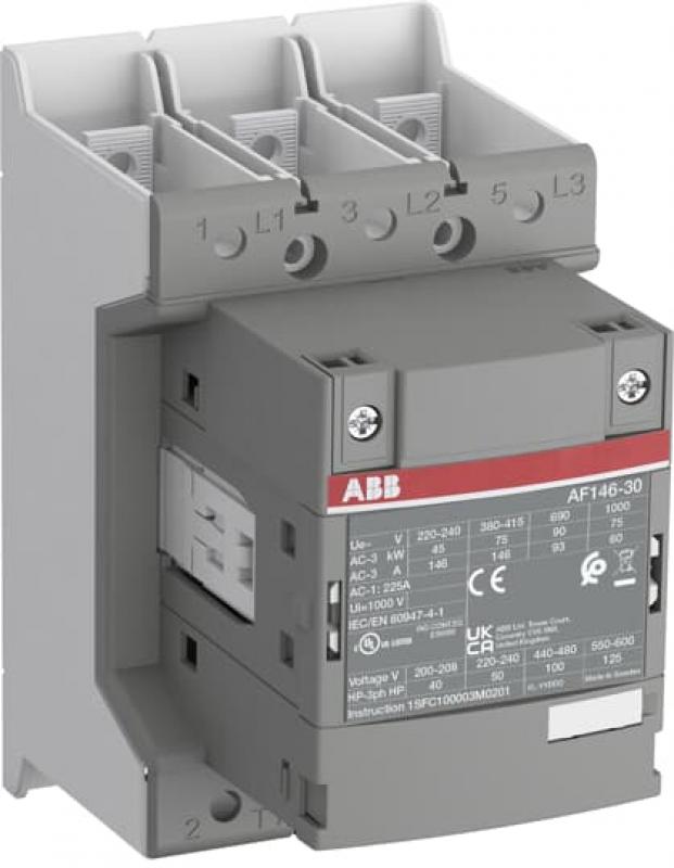 ABB AF146-30-00B-42 Schütz, 75 kW, 110-120 V 50/60 Hz, Schienenanschlüss, fast operation coil