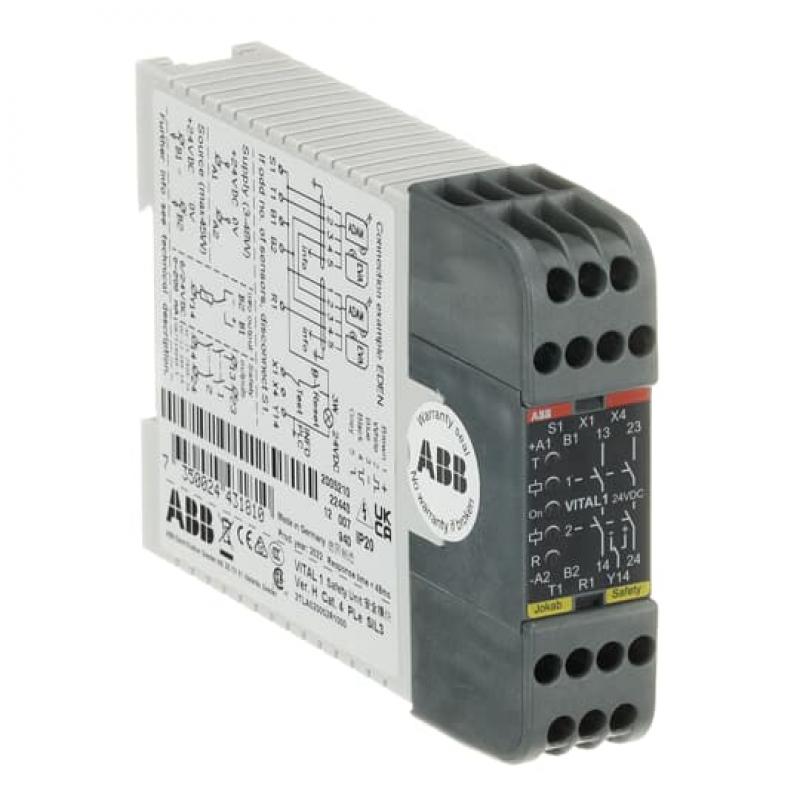ABB Vital 1 VH Sicherheitscontroller für Lichtschranken SPOT 10/35, EDEN-Sensoren und TINA-Adapter