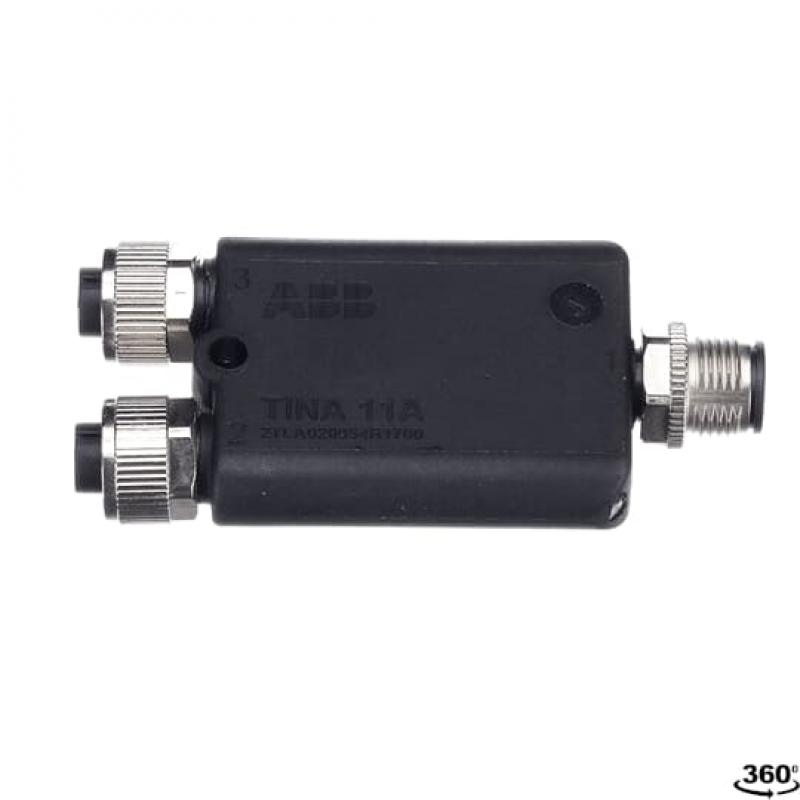 ABB Tina 11A DYNlink Adapter mit 2 M12-Buchsen für dynamische Sensoren z.B. TINA, EDEN, SPOT