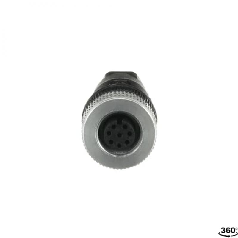 ABB M12-C03 M12-Buchsenstecker 8-polig mit Schraubanschluss, Kabeldurchmesser 2.5 ... 6.5 mm