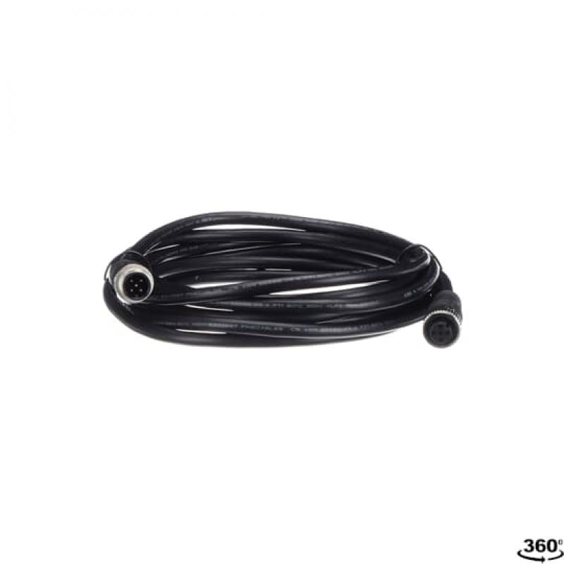 ABB M12-C312 M12-Kabel 3 m, geschirmt gerade, 5 x 0.34 mm² und Abschirmung und M12-Stiftstecker mit Abschirmung auf Stift 3 (0 V DC)