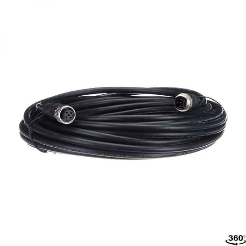 ABB M12-C1012 M12-Kabel 10 m, geschirmt gerade, 5 x 0.34 mm² und Abschirmung und M12-Stiftstecker mit Abschirmung auf Stift 3 (0 V DC)
