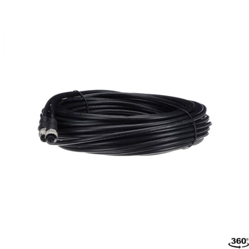 ABB M12-C2012 M12-Kabel 20 m, geschirmt gerade, 5 x 0.34 mm² und Abschirmung und M12-Stiftstecker mit Abschirmung auf Stift 3 (0 V DC)