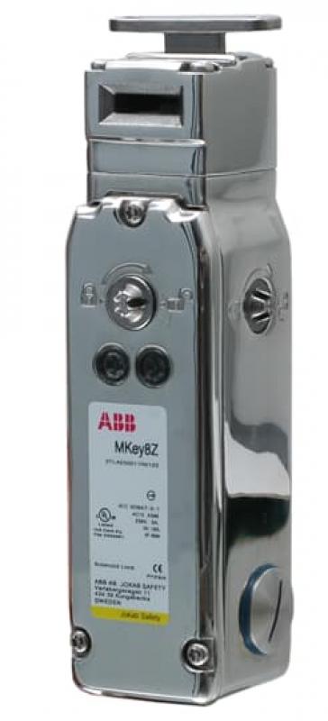 ABB MKey8Z 24VDC Sicherheitsschalter, Standardbetätiger, 24 V DC, Personenschutz, Edelstahl Zuhaltekraft 2.000 N