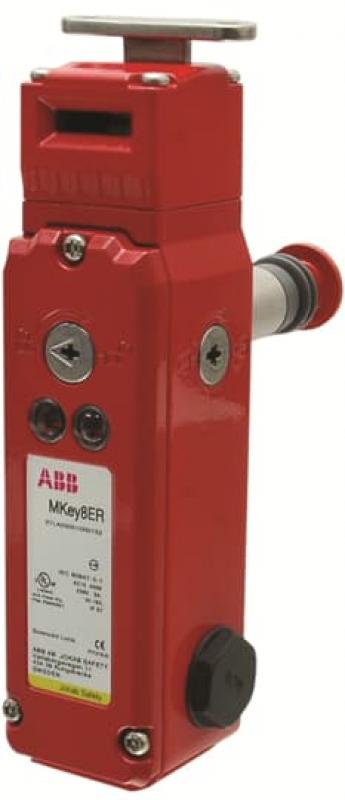ABB MKey8ER 24VDC Sicherheitsschalter, Standardbet., 24 V DC, Personenschutz, Fluchtentsperrung Zuhaltekraft 2.000 N