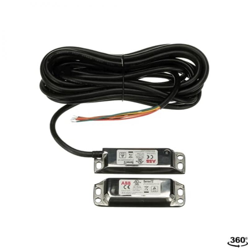 ABB Sense7Z 5M Sicherheitsschalter 2 Öffner + 1 Schließer , Kabel 5 m, LED Schalter aus Edelstahl