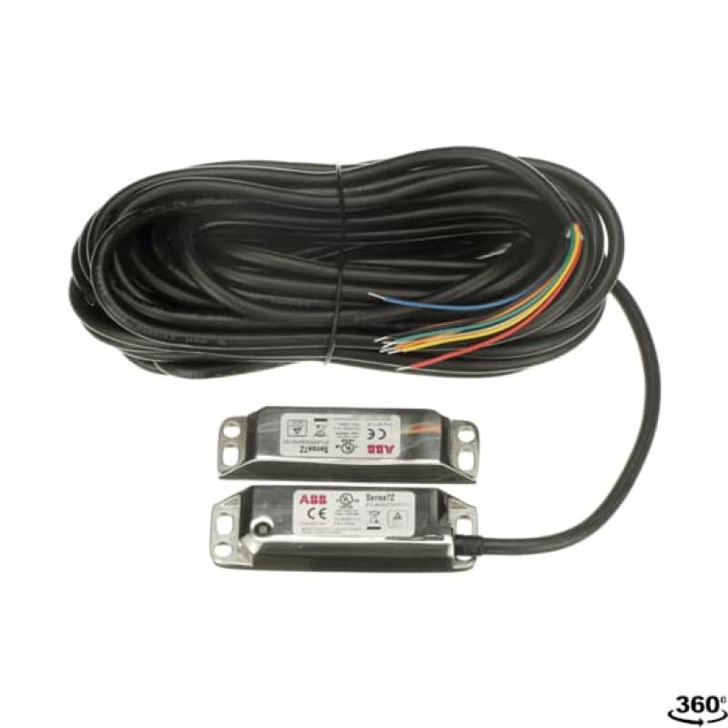 ABB Sense7Z 10M Sicherheitsschalter 2 Öffner + 1 Schließer , Kabel 10 m, LED Schalter aus Edelstahl