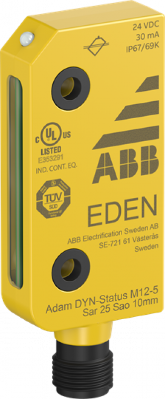 ABB Adam DYN-Status M12-5 Sicherheitssensor mit dynam. Signal und StatusBus-Ausgang