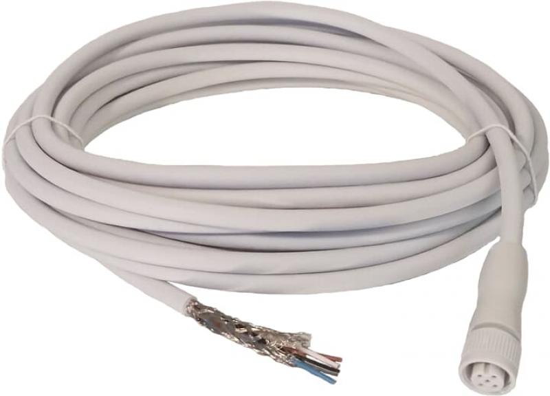 ABB M12-C61HE M12-Kabel 6 m, geschirmt Kabel für raue Umgebung, Halogenrei IP65/IP67/IP68/IP69K