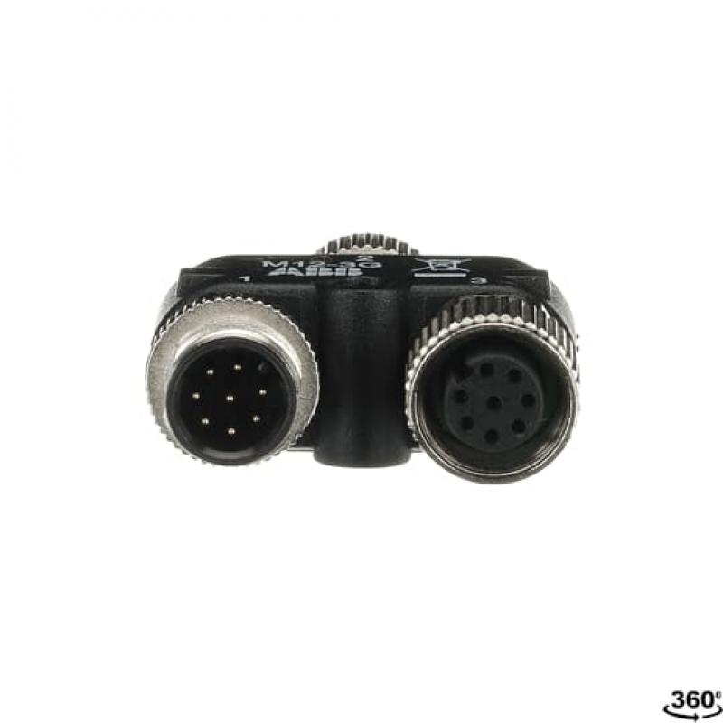 ABB M12-3G Y-Stecker mit M12-Anschlüssen von Adam OSSD M12-8 mit M12-8 Kabel