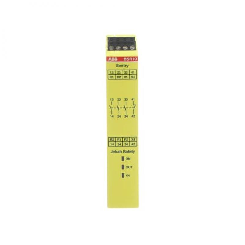 ABB Sentry BSR10 SAFETY RELAY Erweiterungsrelais Relaisausgänge 3 Schließer + 1 Öffner Betriebsspannung 24 V DC