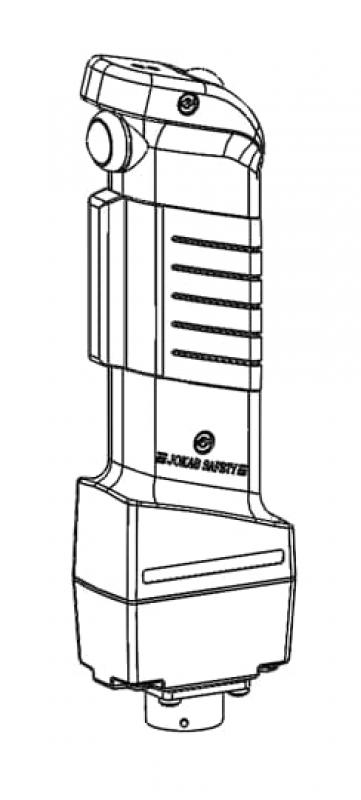 ABB JSHD4-2-AK 3-Stellungs-Zustimmgerät mit LEDs, Zusatztaster vorne und oben