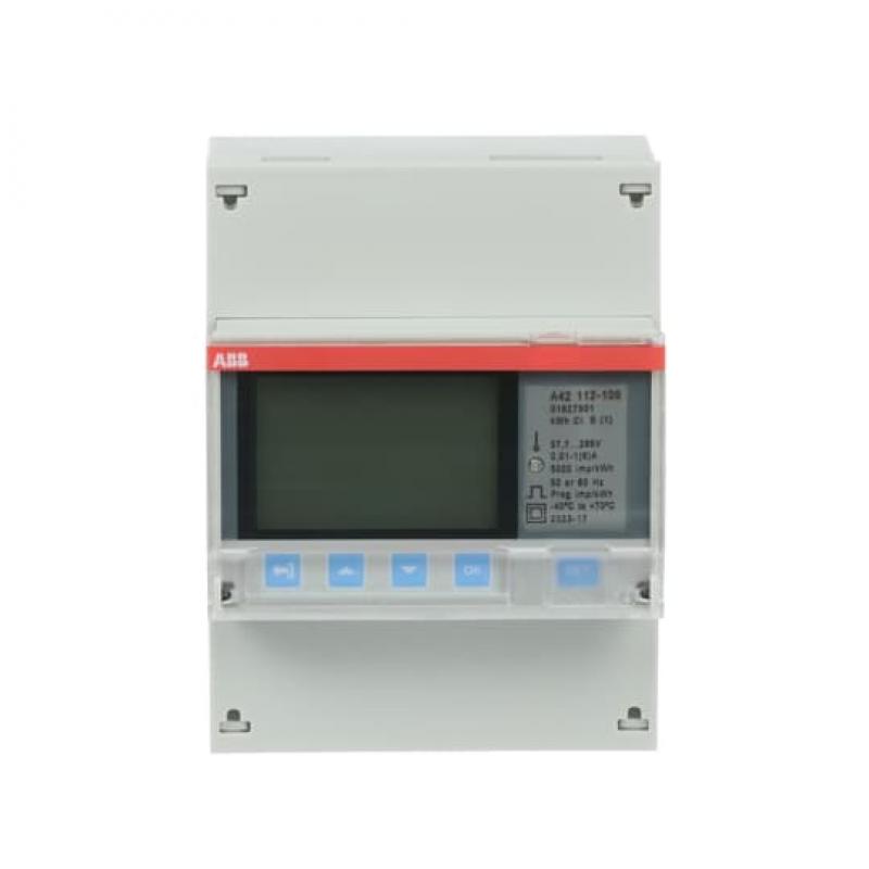 ABB A42 112-100 Messwandlerzähler, RS485 „Stahl“, 1 Phase, Wandleranschluss 6A
