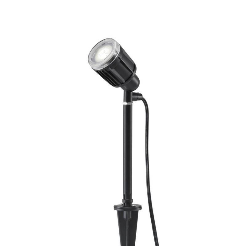 Konstsmide 7443-000 Amalfi LED Erdspießleuchte schwarz lackiertes Aluminium, Kunststoff
