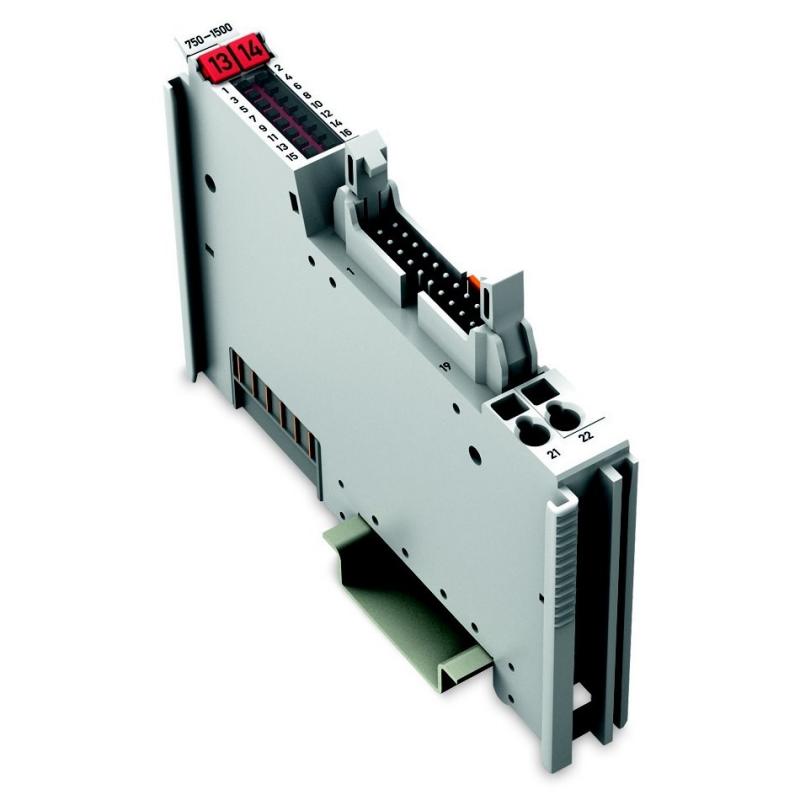WAGO 750-1500 Digital Ausgangsklemme 16-Kanal 24 V DC