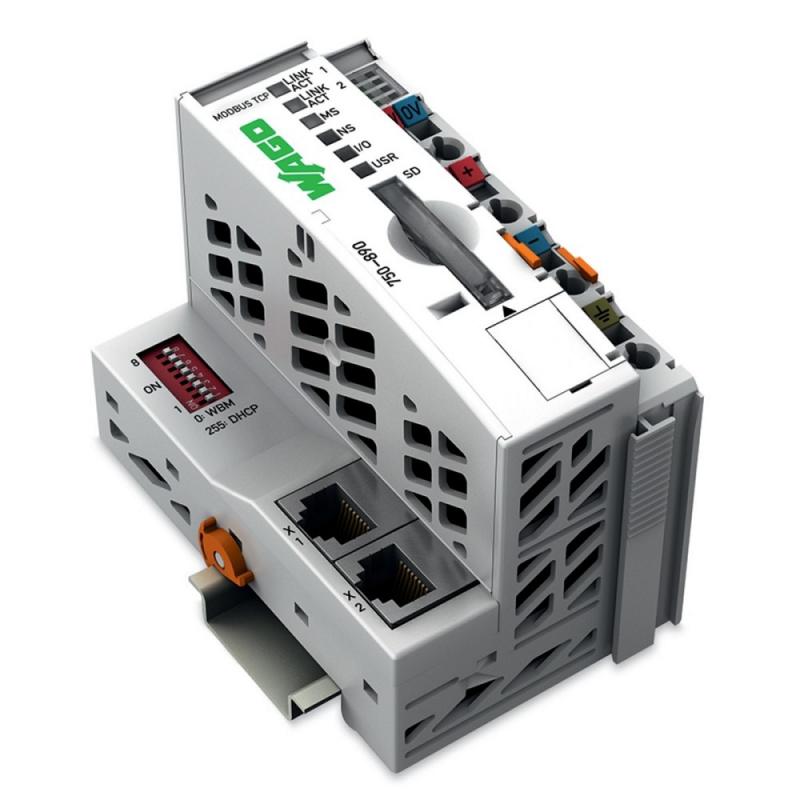 WAGO 750-890/025-000 Controller Modbus TCP 4. Generation 2 x ETHERNET