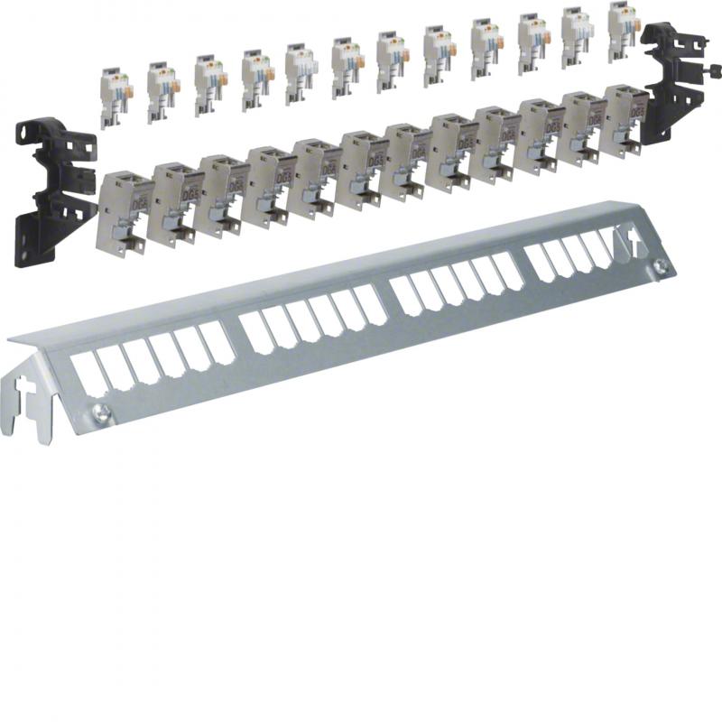 Hager Patch-Panel (E-Dat),universal24x+12Mod.