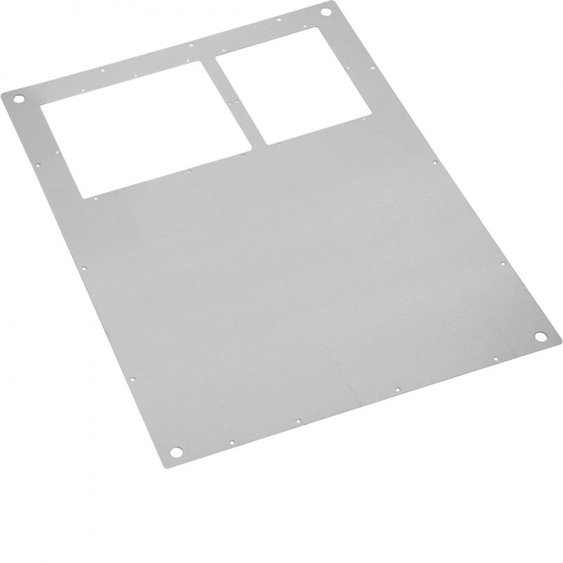 Hager Deckblech mit Einführung IP40 600x800