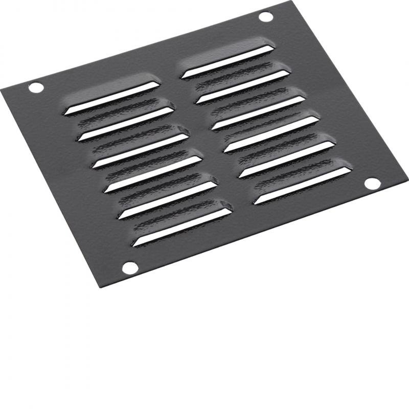 Hager LS-Flansch+Insektengitter 199x126 lack.