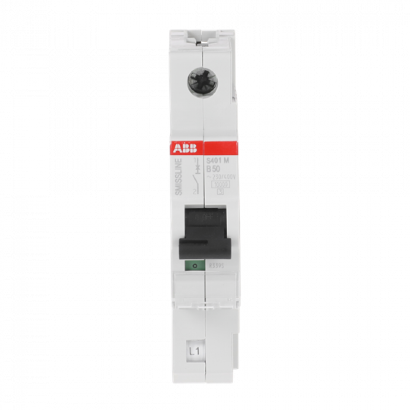 ABB S401M-B50 Sicherungsautomat B-Char., 50 A, 10 kA, 1P, steckbar