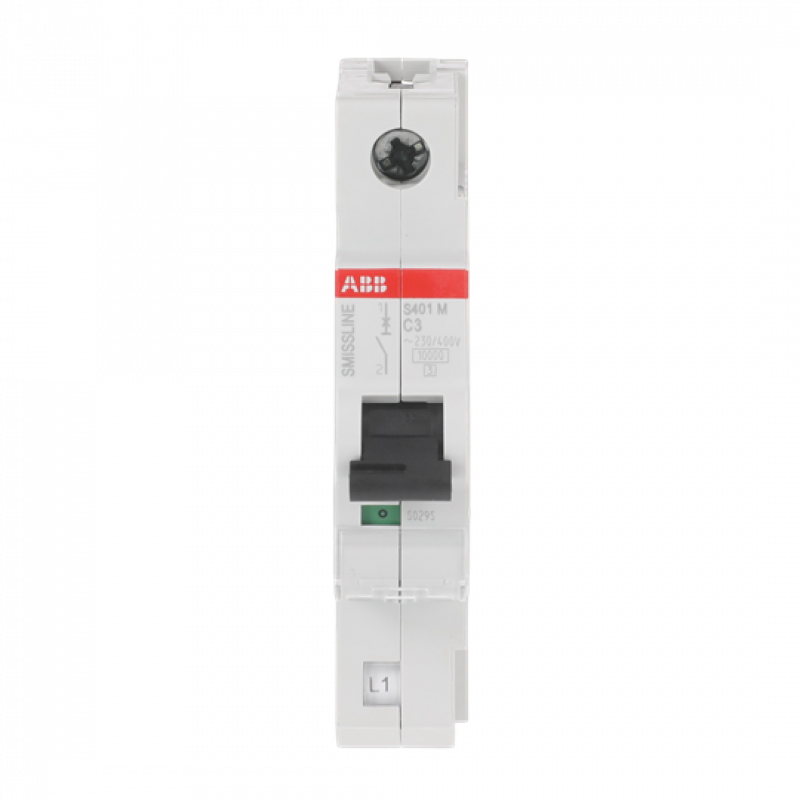 ABB S401M-C3 Sicherungsautomat C-Char., 3 A, 10 kA, 1P, steckbar