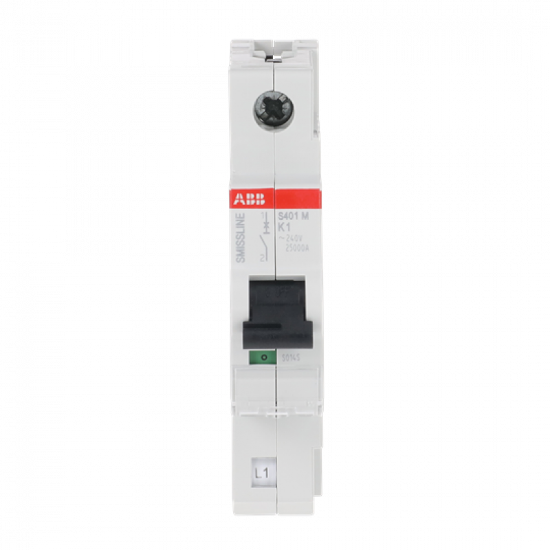 ABB S401M-K1 Sicherungsautomat K-Char., 1 A, 10 kA, 1P, steckbar