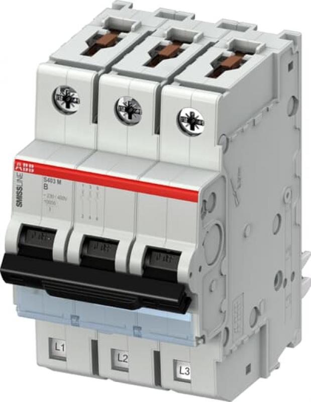 ABB S403M-B20 Sicherungsautomat B-Char., 20 A, 10 kA, 3P, steckbar