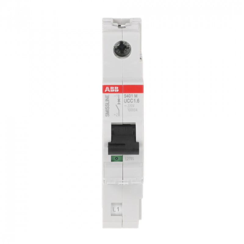 ABB S401M-UCC1.6 Sicherungsautomat C, 1, 6 A, 125 V DC, 1P, 50 kA