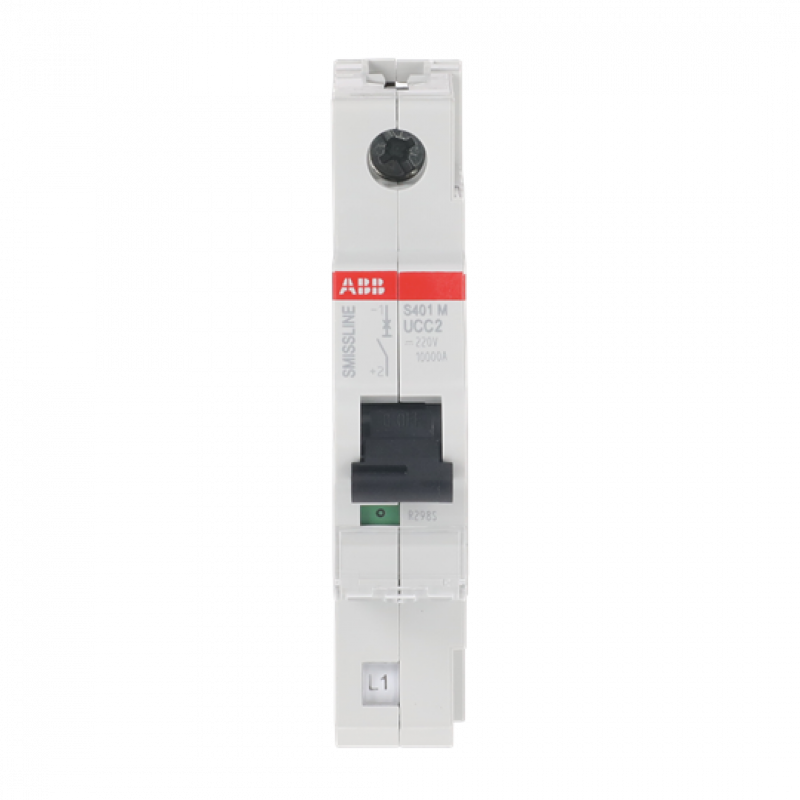 ABB S401M-UCC2 Sicherungsautomat C, 2 A, 125 V DC, 1P, 50 kA