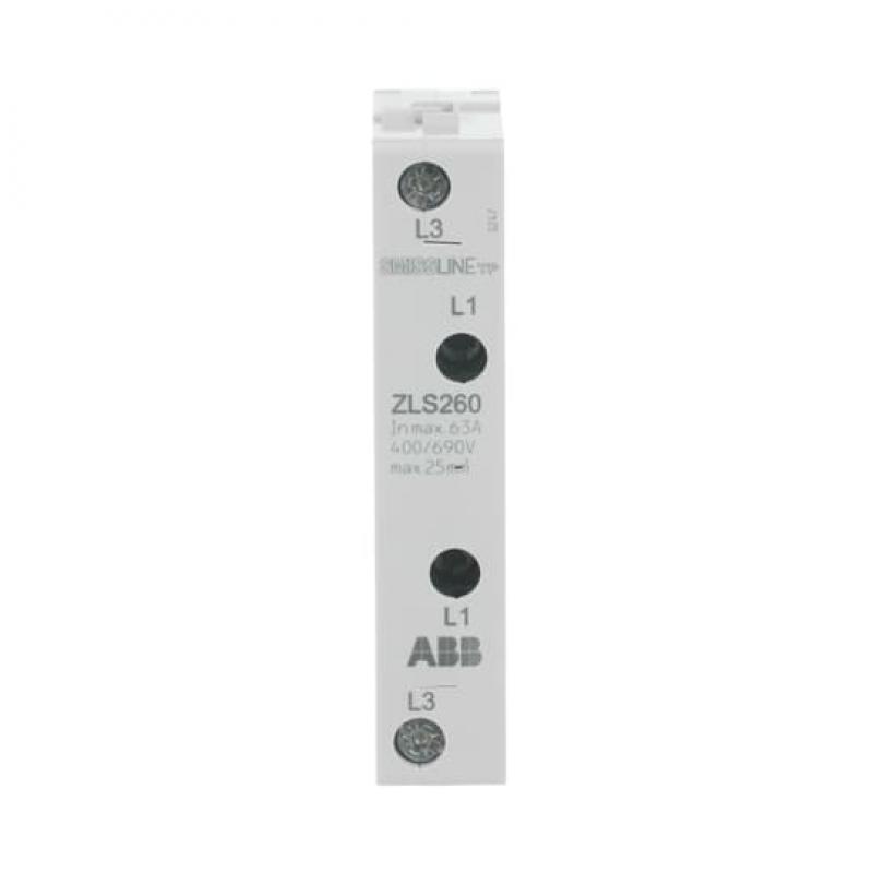 ABB ZLS260 Einspeiseblock 63 A L1, L3 Baubreite 18 mm