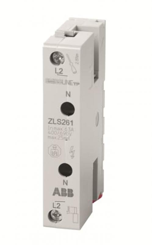 ABB ZLS261 Einspeiseblock 63 A L2, N Einspeiseblock 63 A L2, N